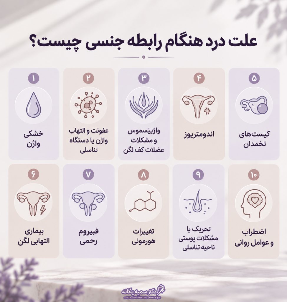 علت درد هنگام رابطه جنسی چیه؟